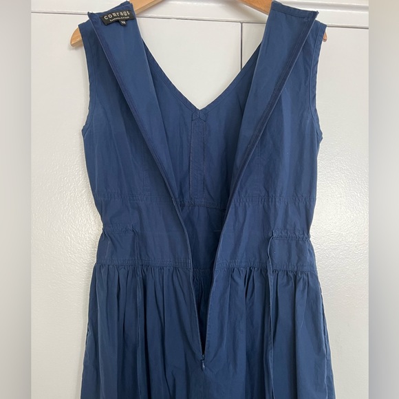 Comrags Cotton Blue Dress - Picture 6 of 9